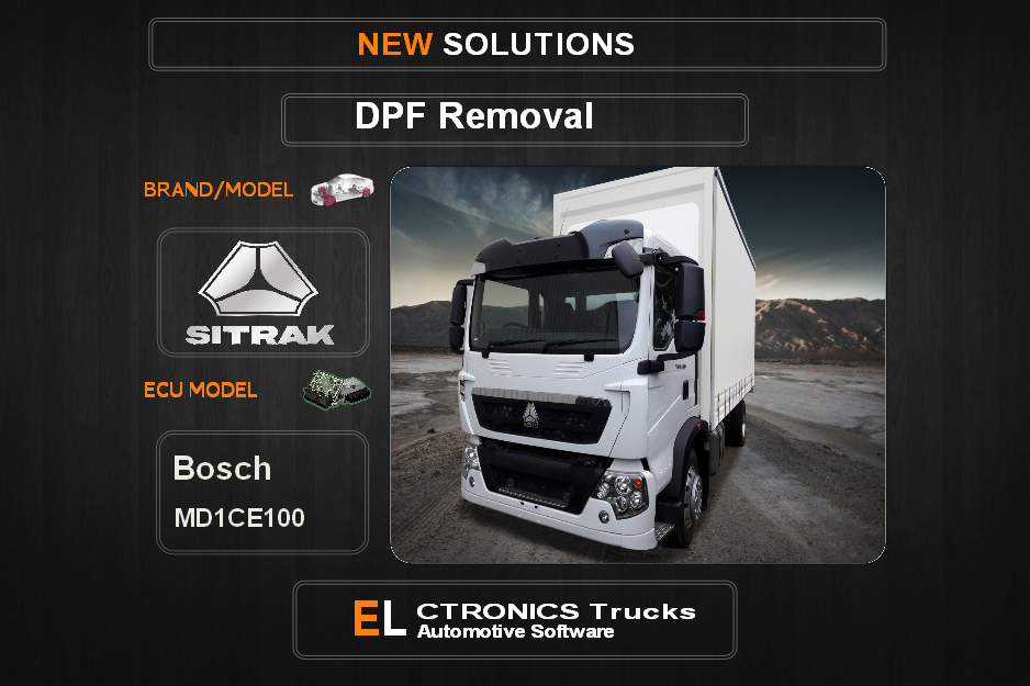 DPF Off Sinotruk Bosch MD1CE100 Electronics Trucks Automotive Software
