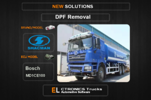 DPF Off Shacman Bosch MD1CE100 Electronics Trucks Automotive Software