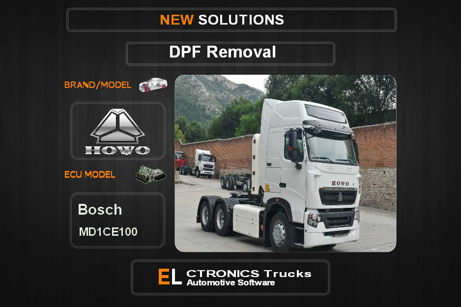 DPF Off Howo Bosch MD1CE100 Electronics Trucks Automotive Software