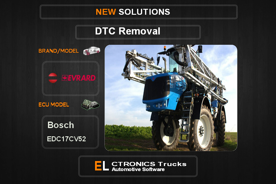DTC OFF Evrard Bosch EDC17CV52 Electronics Trucks Automotive software