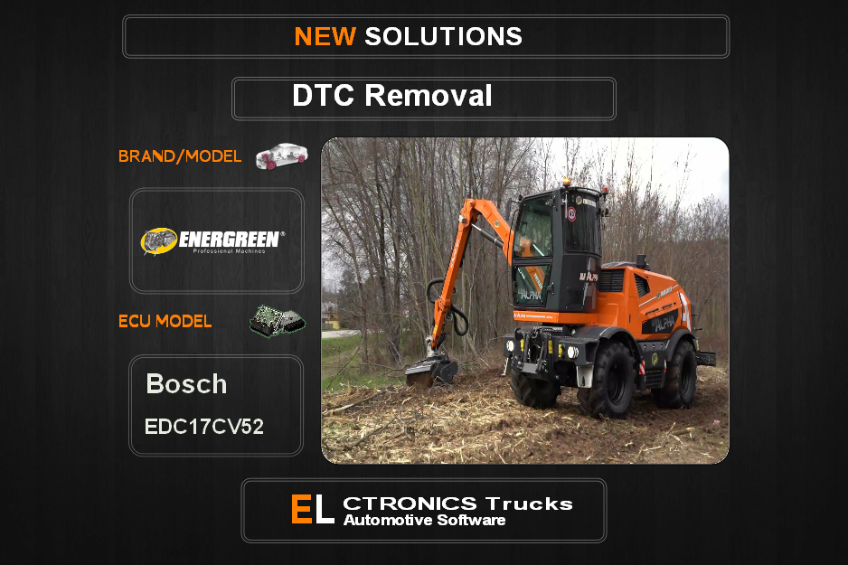 DTC OFF Energreen Bosch EDC17CV52 Electronics Trucks Automotive software