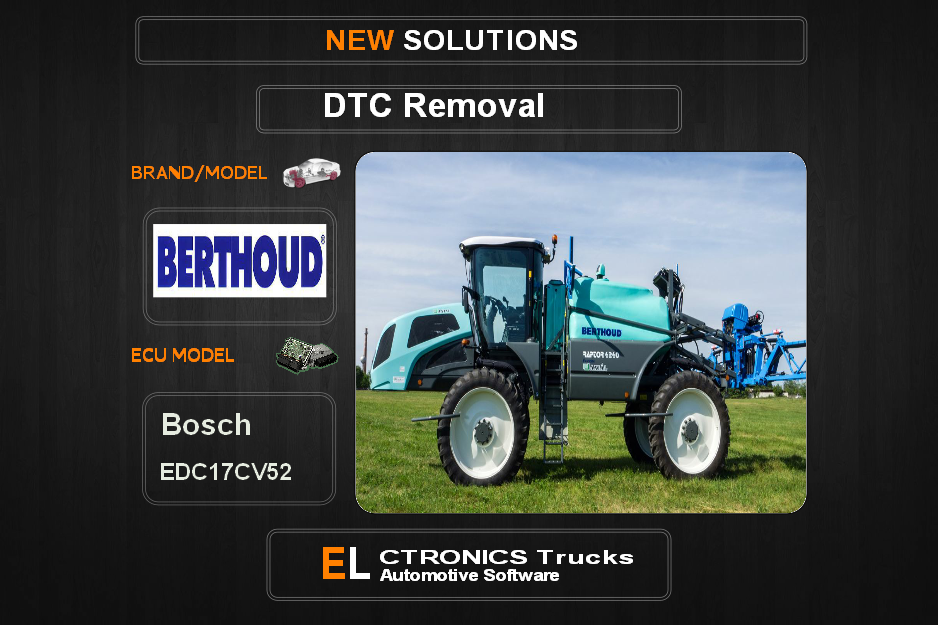 DTC OFF Berthoud Bosch EDC17CV52 Electronics Trucks Automotive software