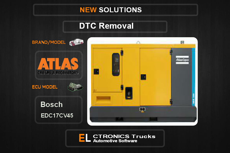 DTC OFF Atlas Bosch EDC17CV45 Electronics Trucks Automotive software