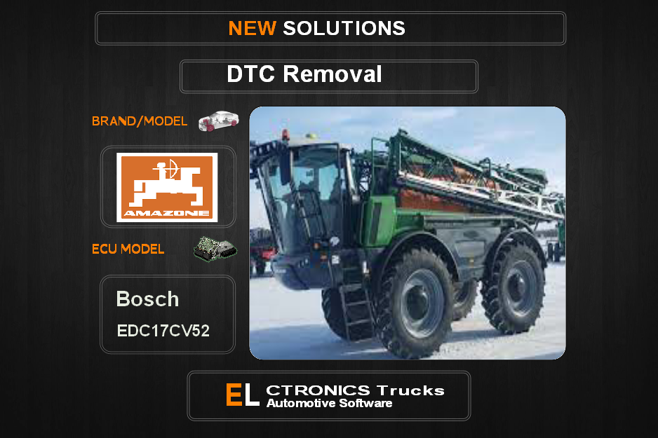 DTC OFF Amazone Bosch EDC17CV52 Electronics Trucks Automotive software