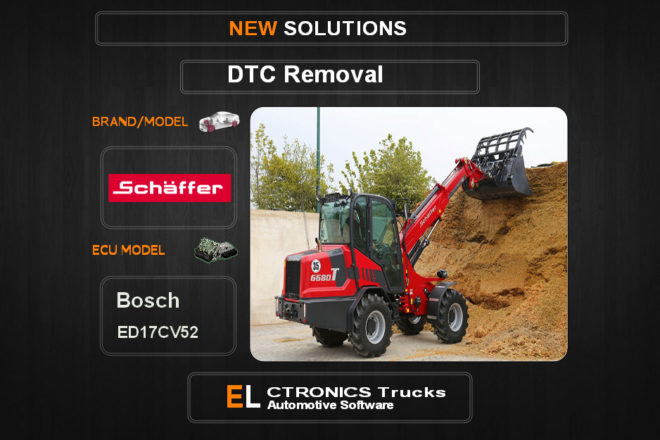 DTC OFF Schaffer Bosch EDC17CV52 Electronics Trucks Automotive software