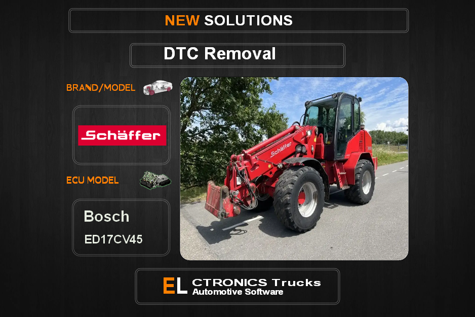DTC OFF Schaffer Bosch EDC17CV45 Electronics Trucks Automotive software