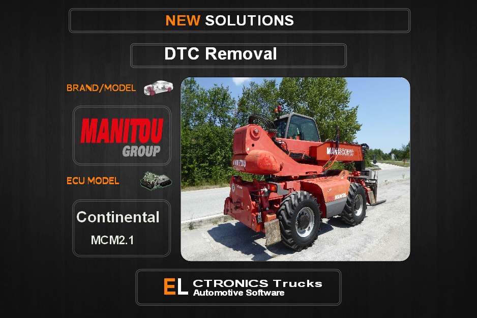 DTC OFF Manitou Continental MCM2.1 Electronics Trucks Automotive software