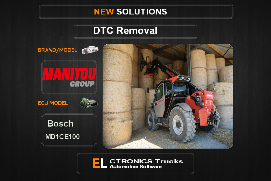 DTC OFF Manitou Bosch MD1CE100 Electronics Trucks Automotive software