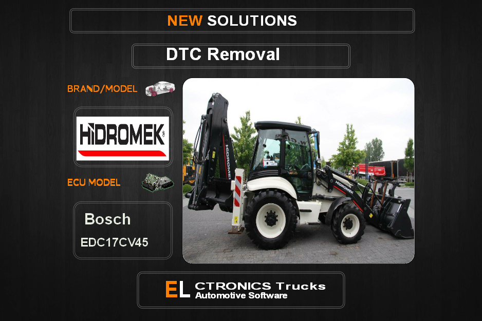 DTC OFF Hidromek Bosch EDC17CV45 Electronics Trucks Automotive software