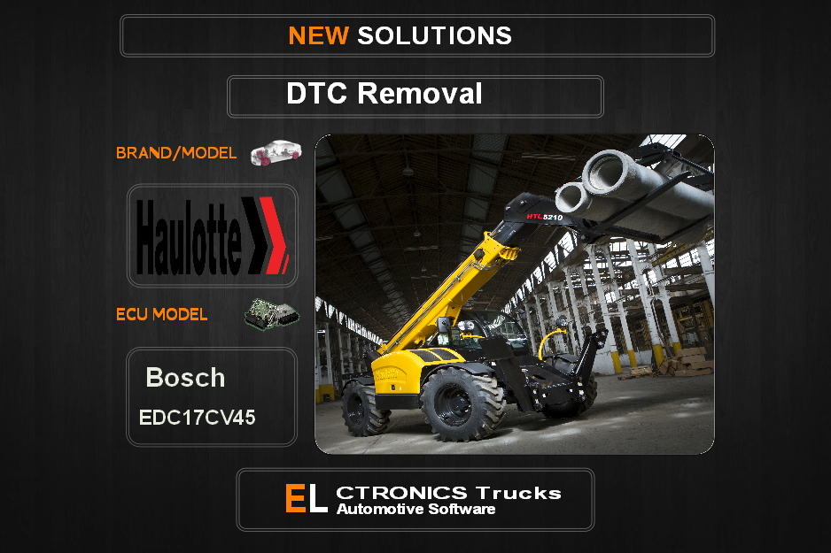 DTC OFF Haulotte Bosch EDC17CV45 Electronics Trucks Automotive software