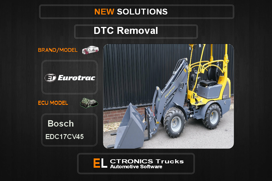 DTC OFF Eurotrac Bosch EDC17CV45 Electronics Trucks Automotive software