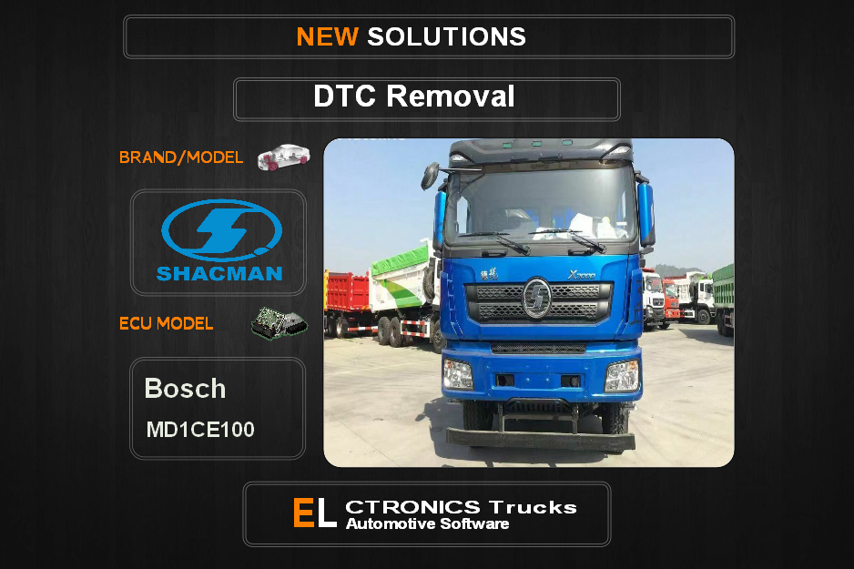 DTC OFF Shacman Bosch MD1CE100 Electronics Trucks Automotive software
