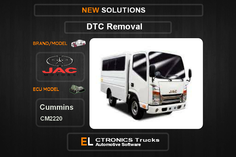 DTC OFF JAC Cummins CM2220 Electronics Trucks Automotive software