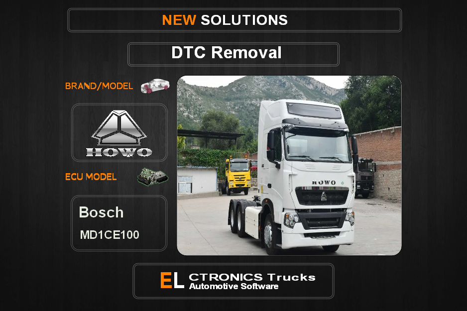 DTC OFF Howo Bosch MD1CE100 Electronics Trucks Automotive software