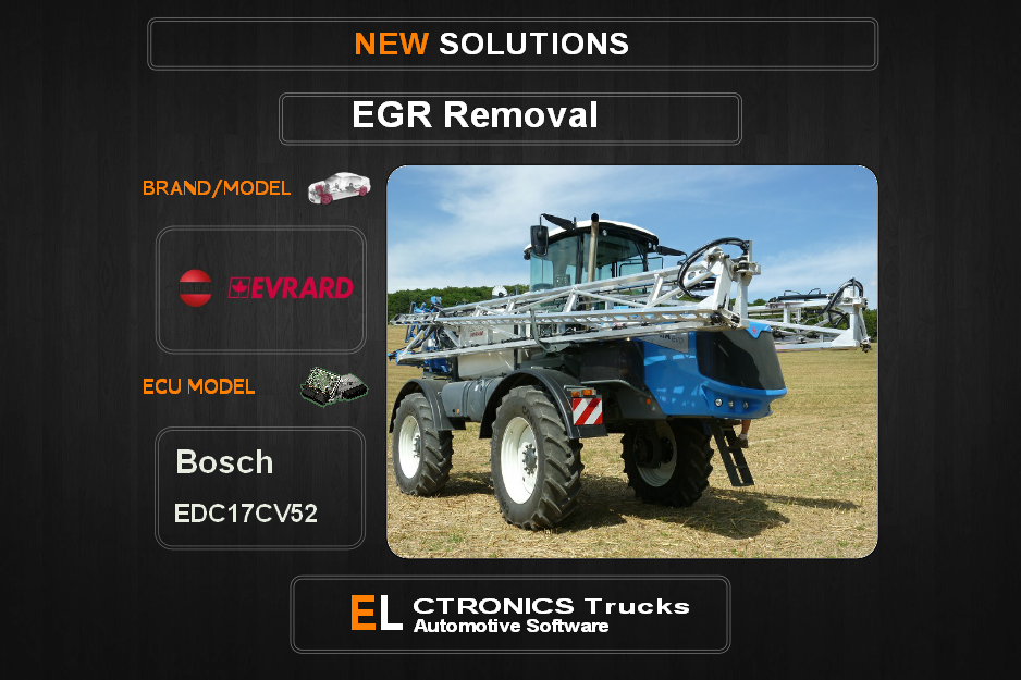 EGR Off Evrard Bosch EDC17CV52 Electronics Trucks Automotive Software