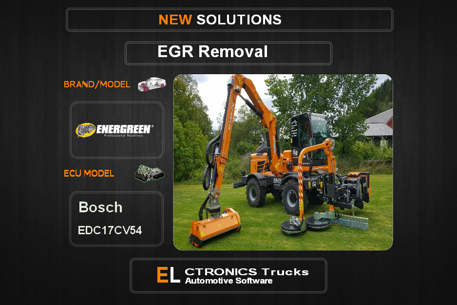 EGR Off Energreen Bosch EDC17CV54 Electronics Trucks Automotive Software