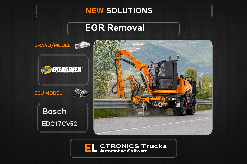 EGR Off Energreen Bosch EDC17CV52 Electronics Trucks Automotive Software