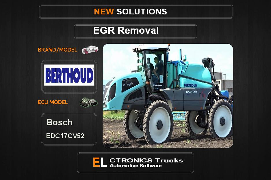 EGR Off Berthoud Bosch EDC17CV52 Electronics Trucks Automotive Software