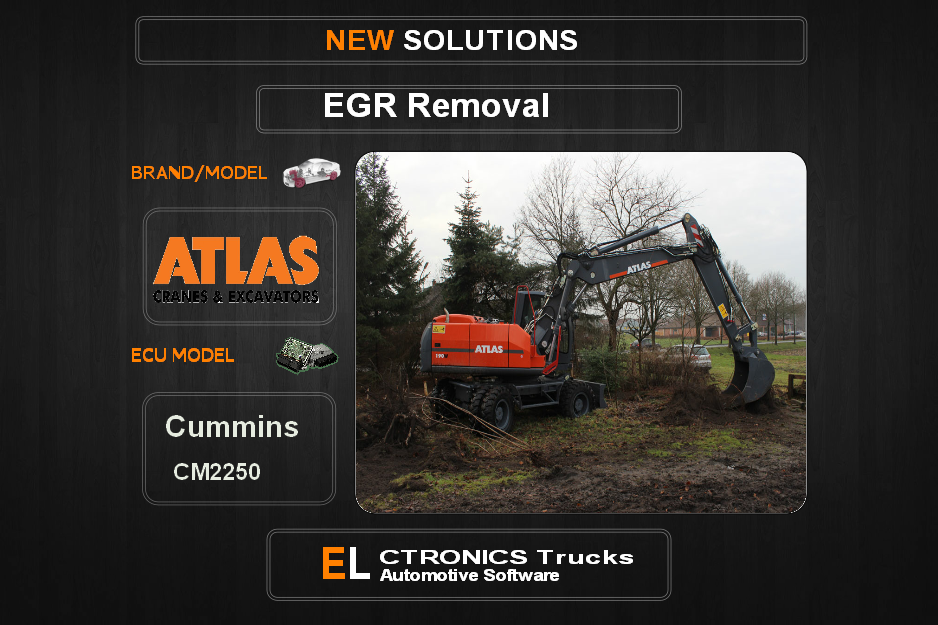 EGR Off Atlas Cummins CM2250 Electronics Trucks Automotive Software