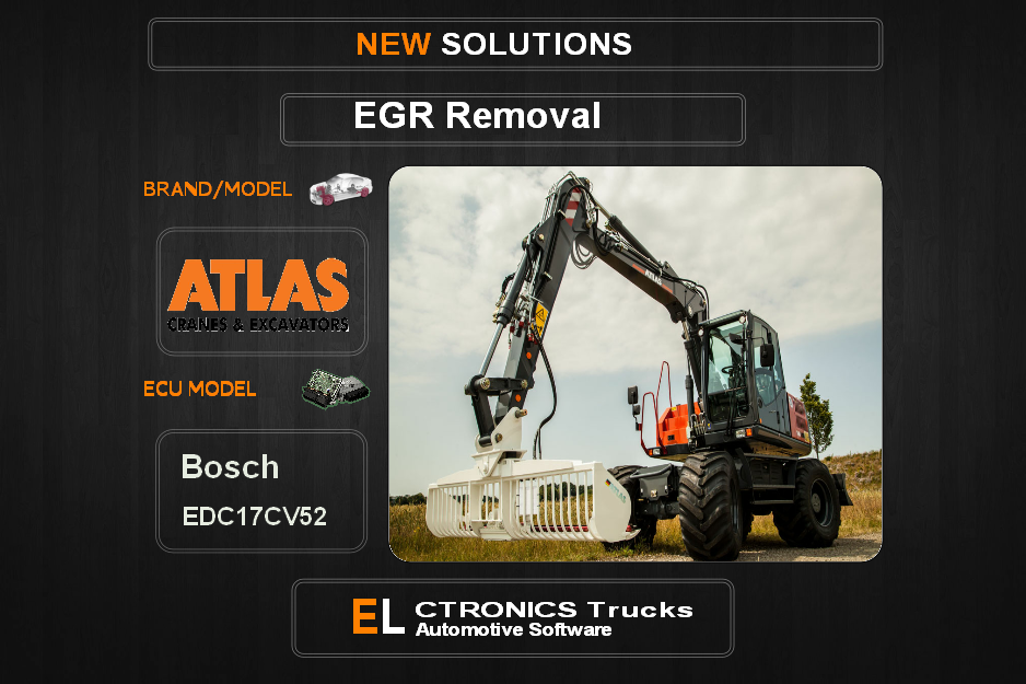 EGR Off Atlas Bosch EDC17CV52 Electronics Trucks Automotive Software