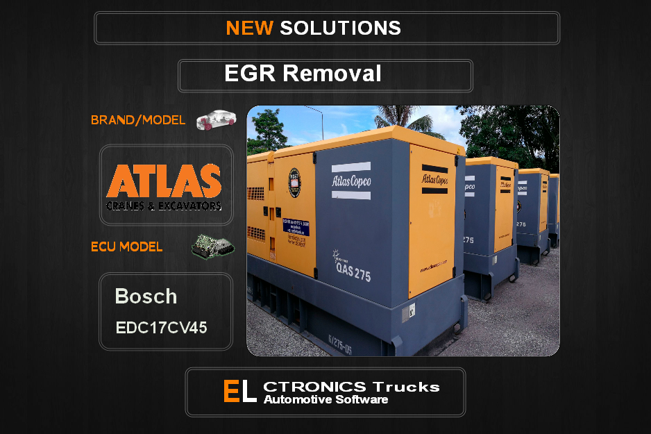 EGR Off Atlas Bosch EDC17CV45 Electronics Trucks Automotive Software
