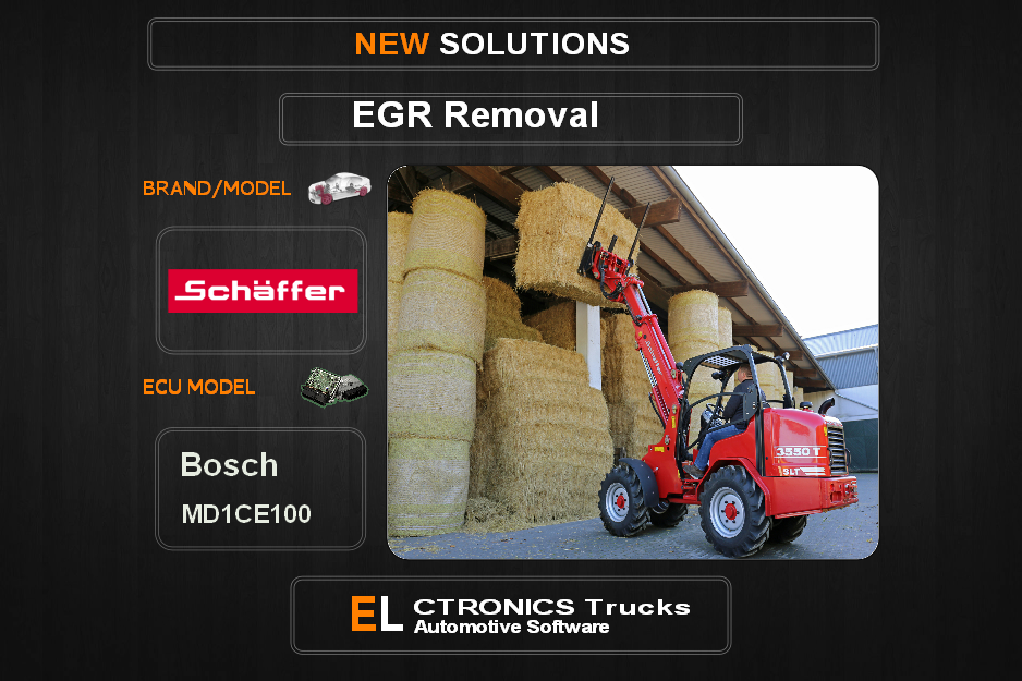 EGR Off Schaffer Bosch MD1CE100 Electronics Trucks Automotive Software