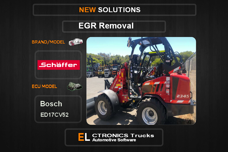 EGR Off Schaffer Bosch EDC17CV52 Electronics Trucks Automotive Software