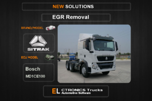 EGR Off Sinotruk Bosch MD1CE100 Electronics Trucks Automotive Software