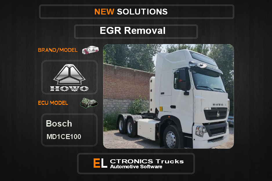 EGR Off Howo Bosch MD1CE100 Electronics Trucks Automotive Software