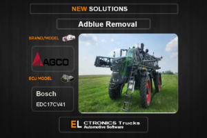 AdBlue OFF Agco Bosch EDC17CV41 Electronics Trucks Automotive Software